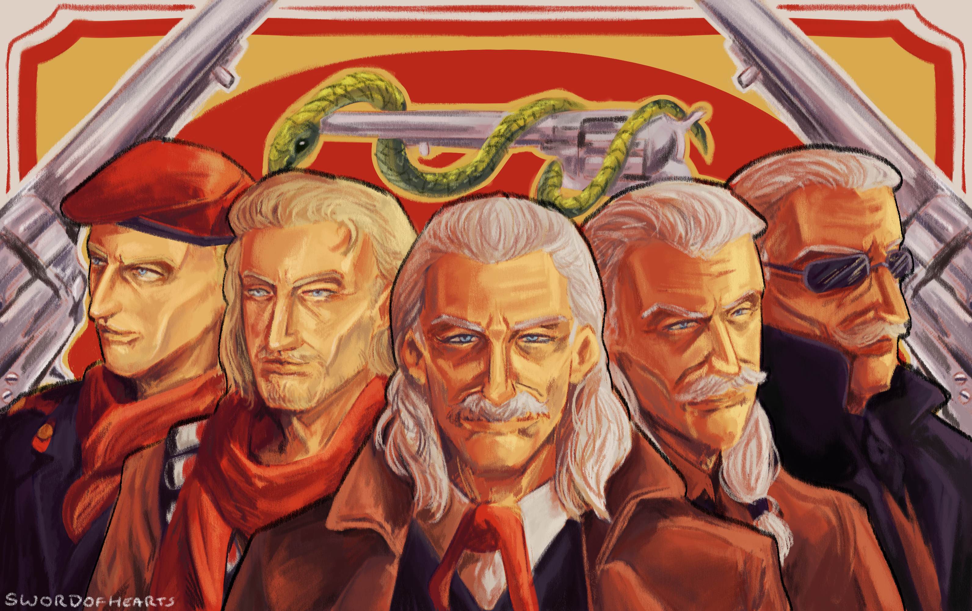 revolver ocelot from each game